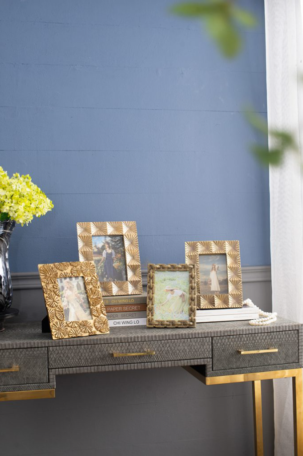 Textured Gold Frame - 13 Hub Lane   |  