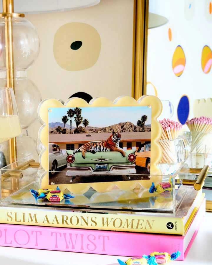 Acrylic Frame, Butter Yellow - 13 Hub Lane   |  Acrylic Frames