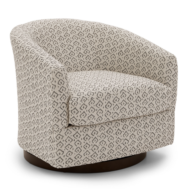 Ennely Swivel Barrel Chair - 13 Hub Lane   |  Swivel Chairs