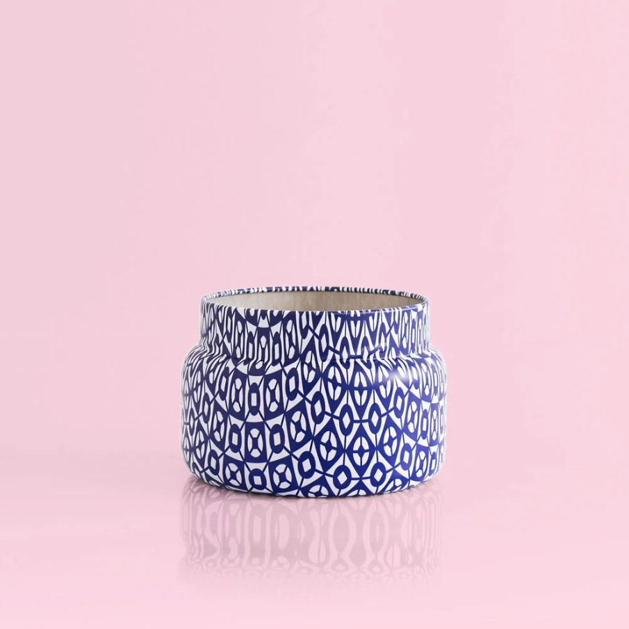 Volcano Blue Printed Travel Tin - 13 Hub Lane   |  Volcano