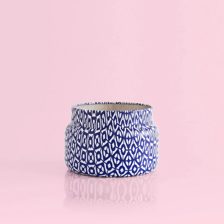 Volcano Blue Printed Travel Tin - 13 Hub Lane   |  Volcano