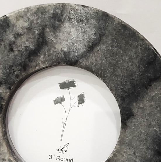 Round Marble Photo Frame - 13 Hub Lane   |  Marble & Stone Frames