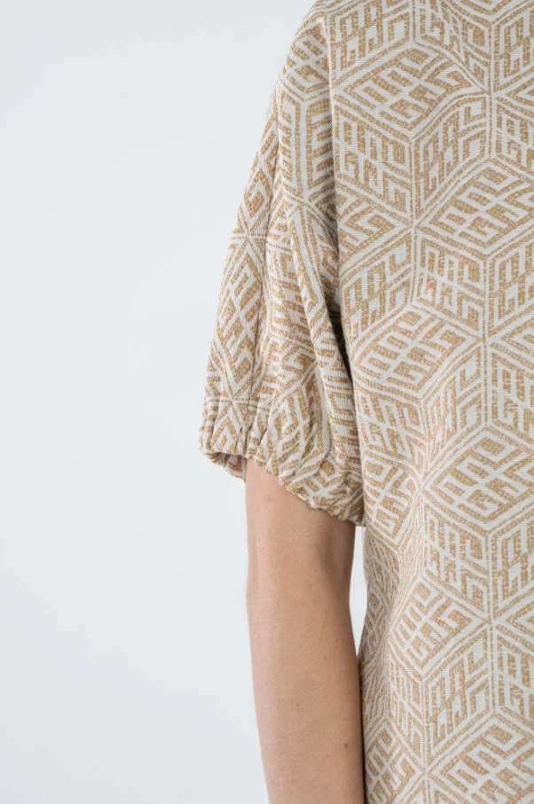 Poppy Top - Mosaic Monogram