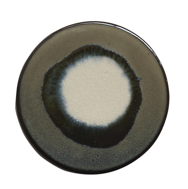 Stoneware Trivet, Reactive Glaze