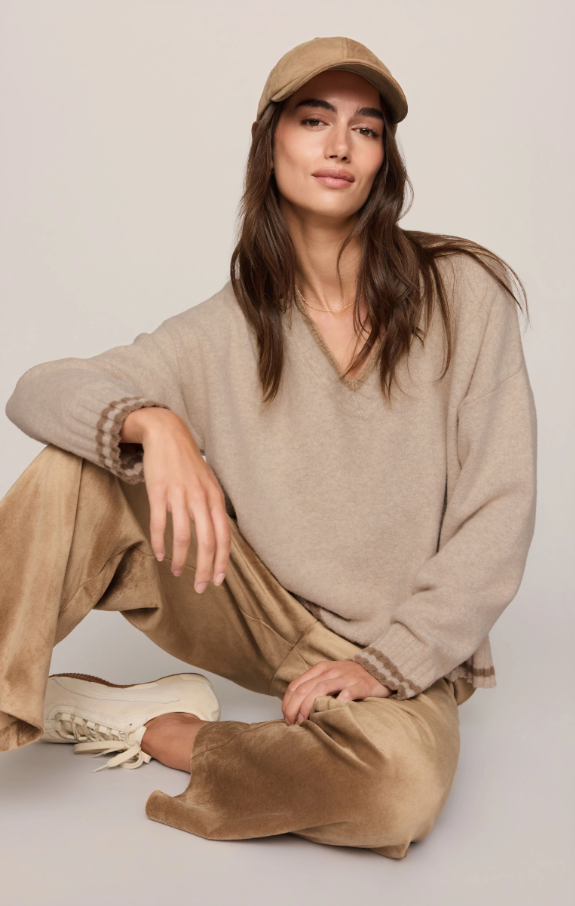 Outpost Faux Suede Hat, Light Sand