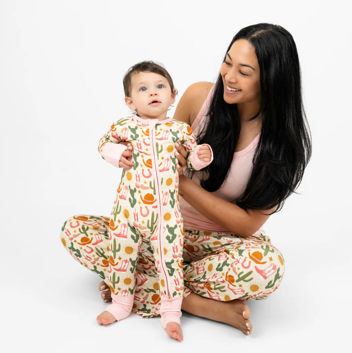 Hey Y'all Western Bamboo Convertible Baby Pajamas - 13 Hub Lane   |  