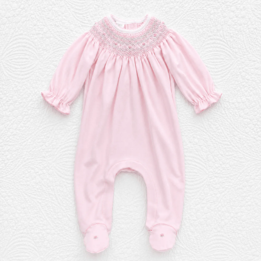 Junie's Classics Bishop Footie, Pink