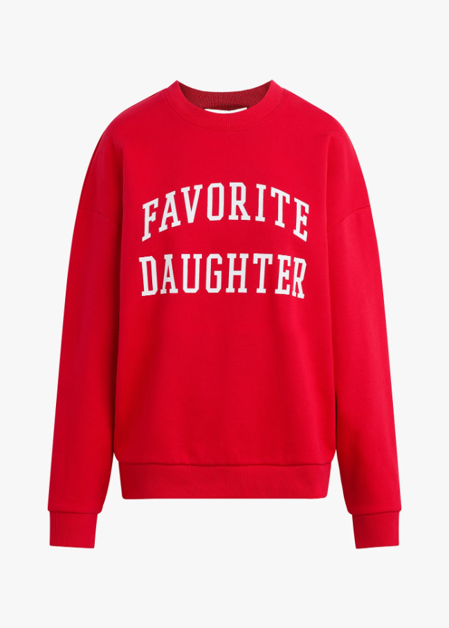 Favorite Daughter Collegiate Sweatshirt, Haute Rouge