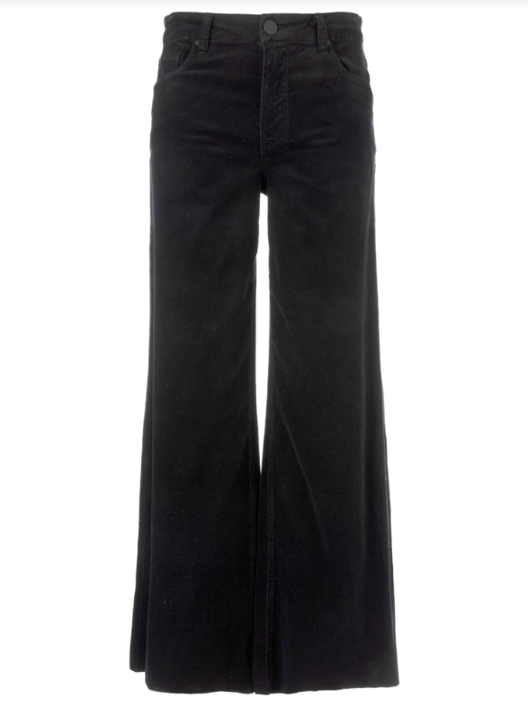 Kut From The Kloth Meg High Rise Corduroy Ab Fab, Black