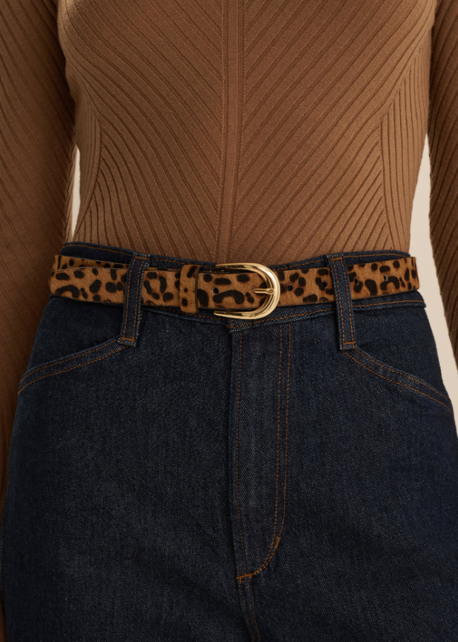 The Leopard Favorite Belt, Gold