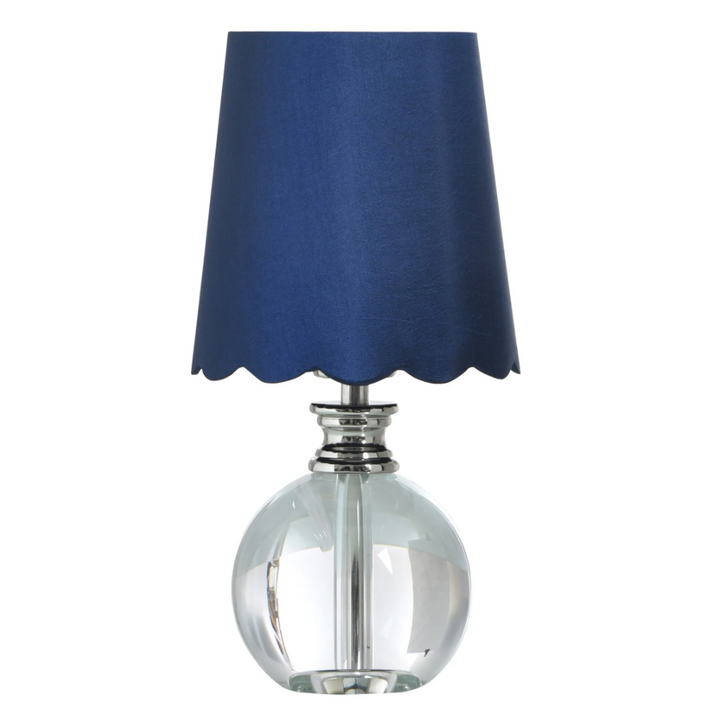 Beatrice Glass Lamp, Blue - 13 Hub Lane   |  Glass Table Lamps