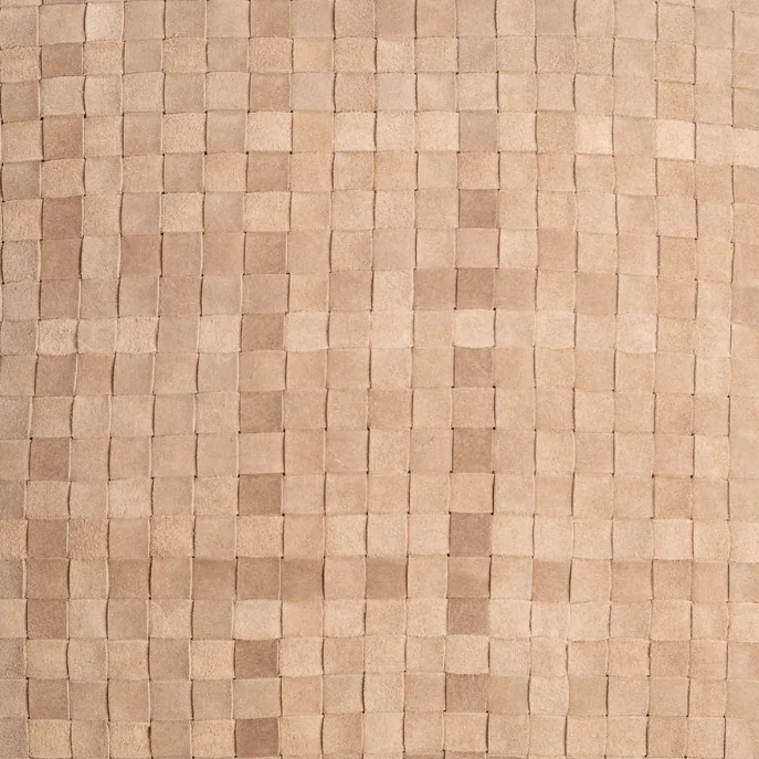 Woven Square Suede Pillow, Taupe - 13 Hub Lane   |  