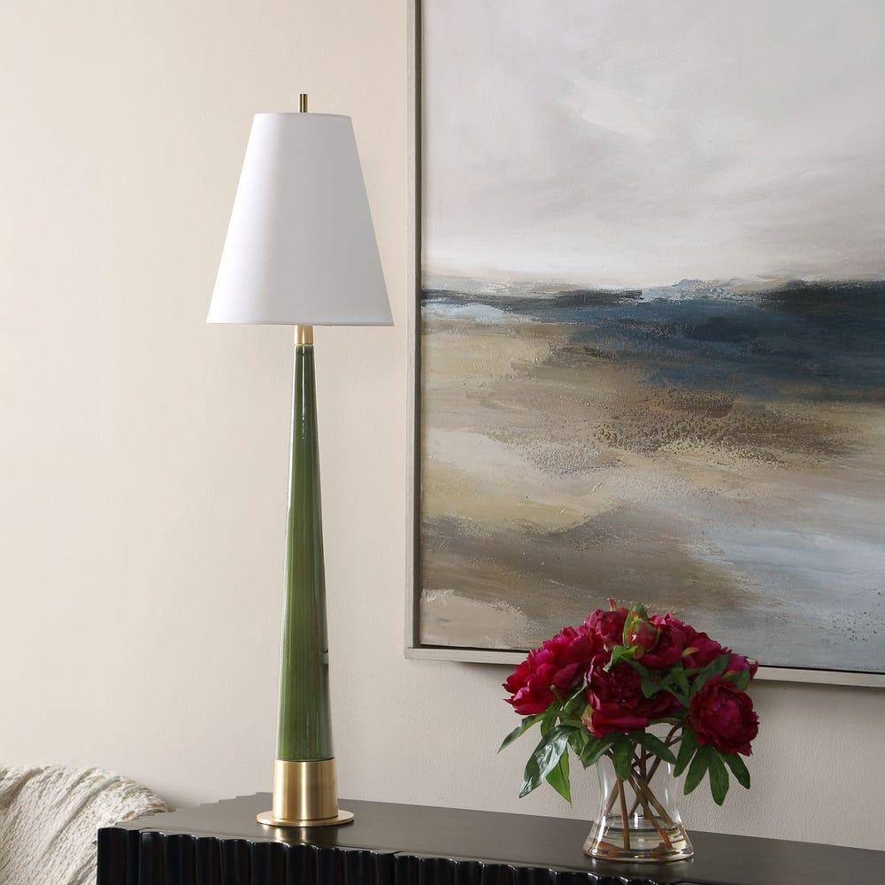 Riccardi Table Lamp, Moss