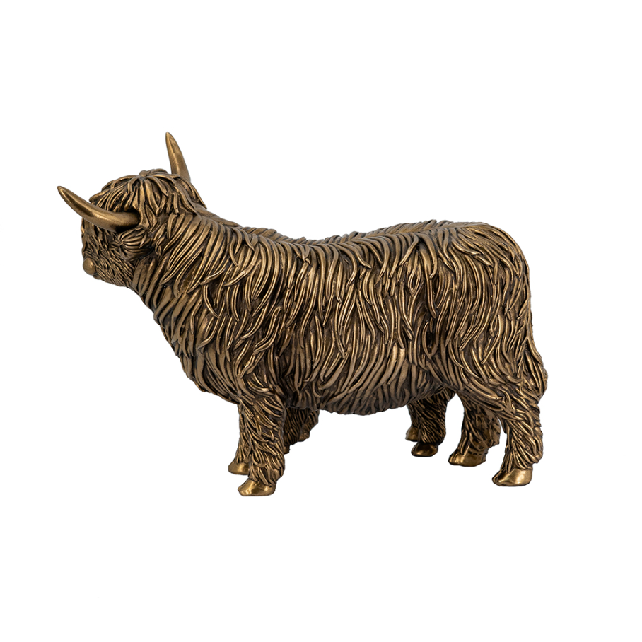 Highland Cow & Calf Statue