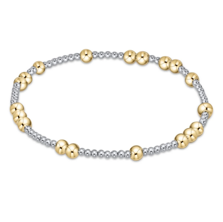 enewton hope unwritten 4mm bead bracelet - mixed metal - 13 Hub Lane   |  Beaded Bracelets