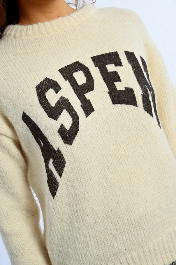 Aspen Sweater, Off-White - 13 Hub Lane   |  Crewneck Sweaters