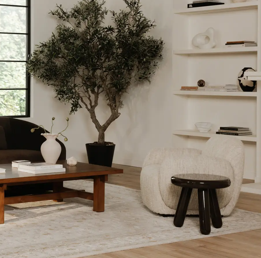 Joy Brown Accent Table - 13 Hub Lane   |  