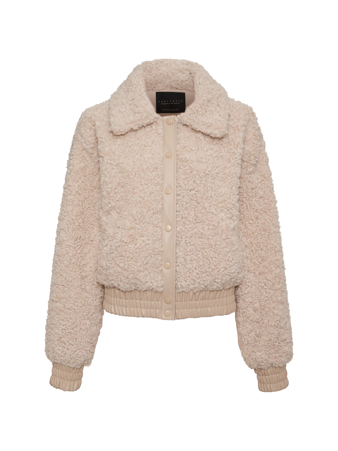 Libby Sherpa Jacket, Toasted Almond