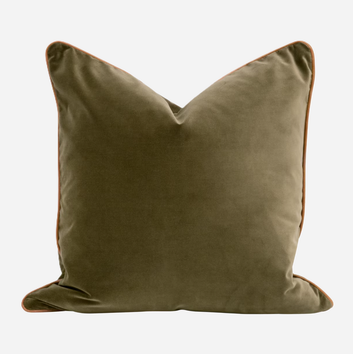 The Not So Basic Pillow, Olive & Whiskey