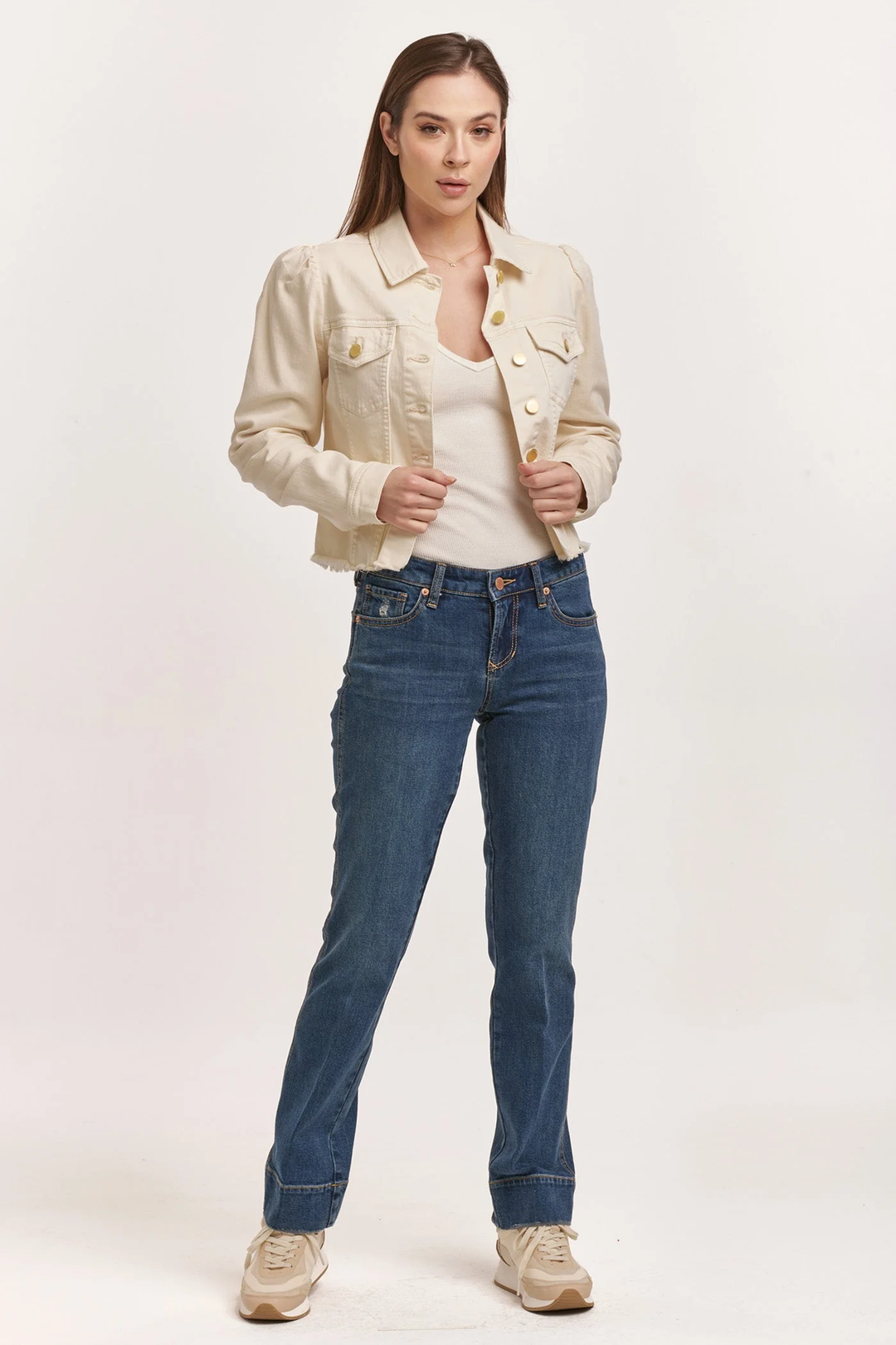 ROSELYN CUT OFF JACKET WHEAT