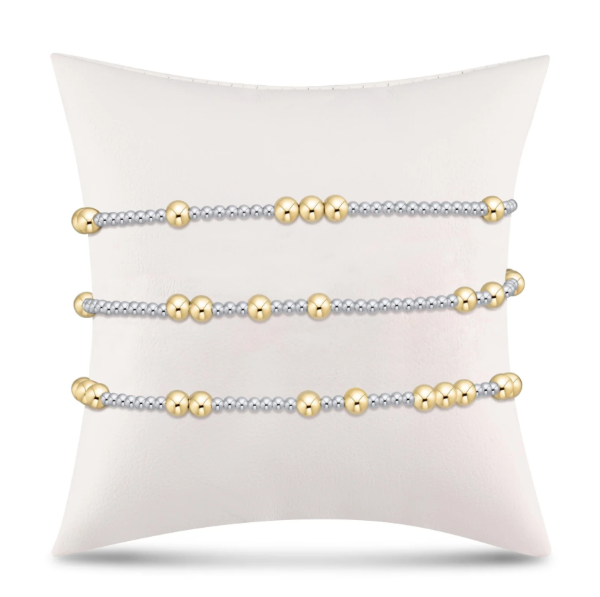 enewton hope unwritten 5mm bead bracelet - mixed metal - 13 Hub Lane   |  Beaded Bracelets