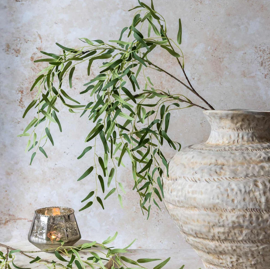 Artificial Willow Branch, Forest Green