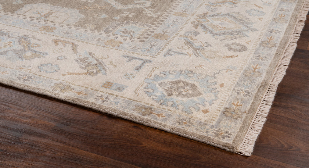 Hand-Knotted Konya 3x2 Rug