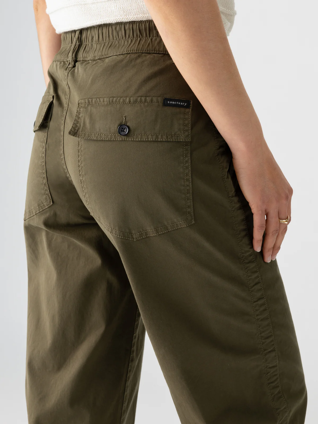 Cruiser Chino Semi-High Rise Pant, Burnt Olive