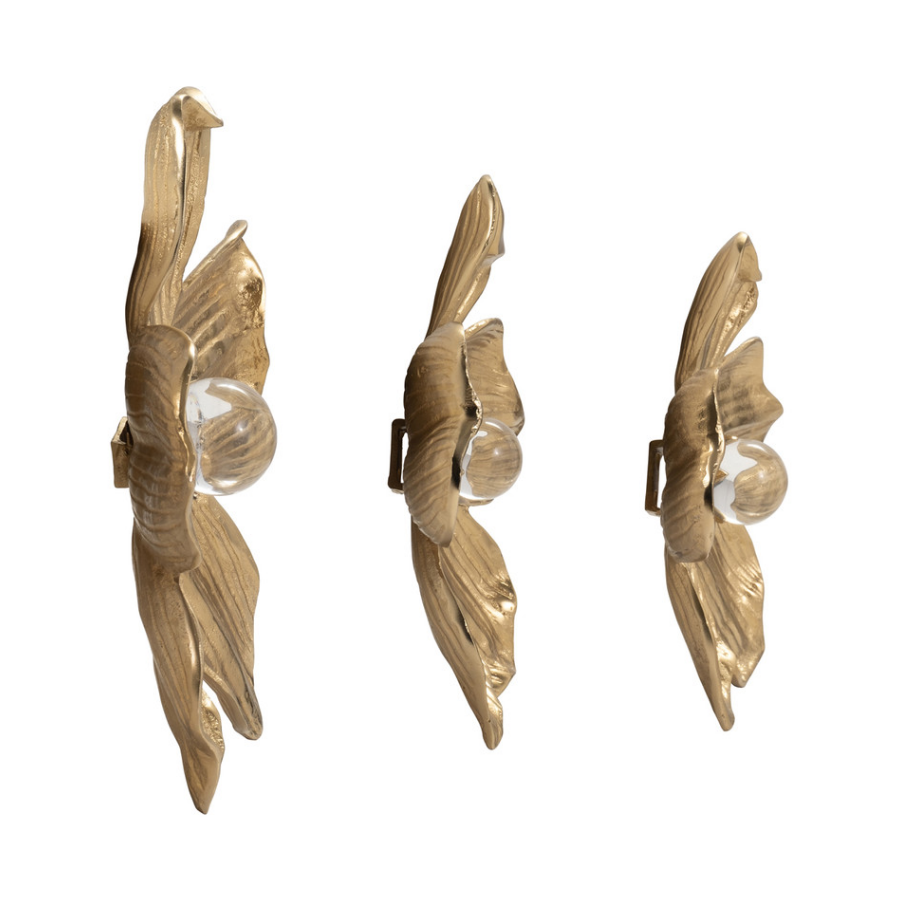 Rommie Gold Wall Flower - 13 Hub Lane   |  Wall Flowers