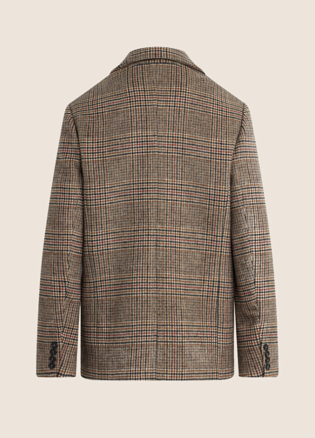 Dean Blazer, Brown Glen Plaid