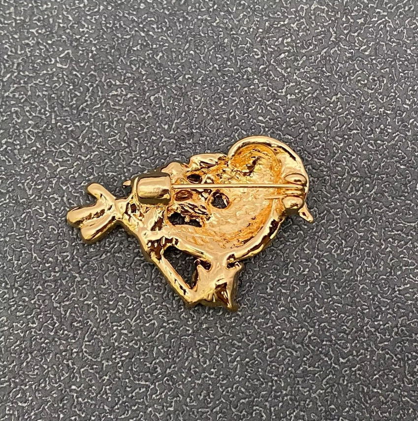 Rhinestone Magpie Brooch - 13 Hub Lane   |  Brooches