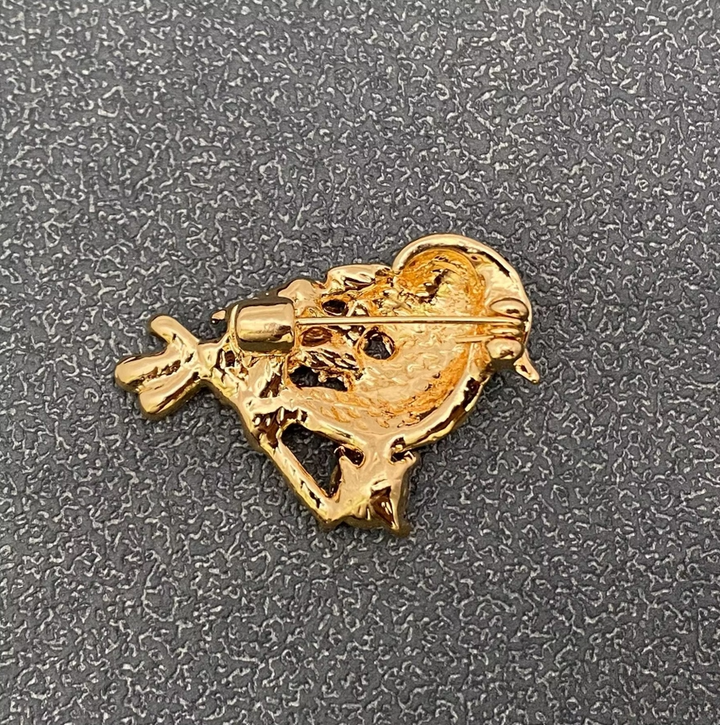 Rhinestone Magpie Brooch - 13 Hub Lane   |  Brooches