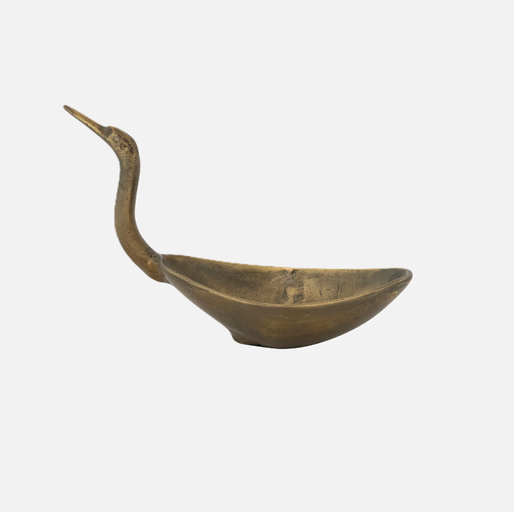 Cast Aluminum Swan Bowl - 13 Hub Lane   |  