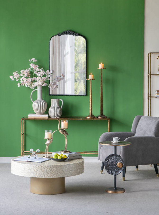 Gold Crane Candle Holder - 13 Hub Lane   |  Metal Candle Holders