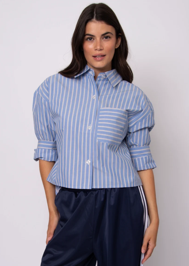 Kerwin Poplin Hi-Lo Shirt - 13 Hub Lane   |  