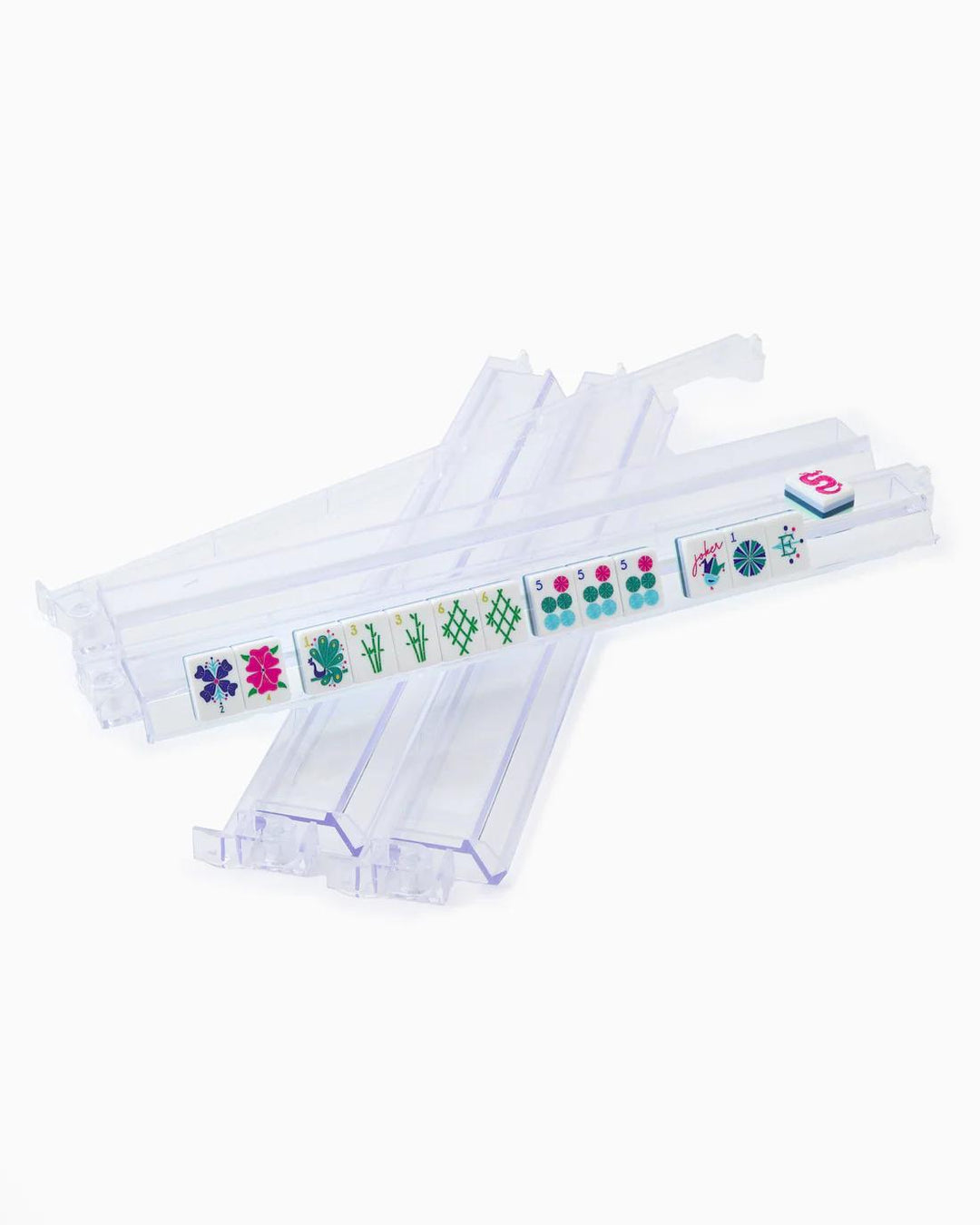 Acrylic Rack & Pushers Set, Clear
