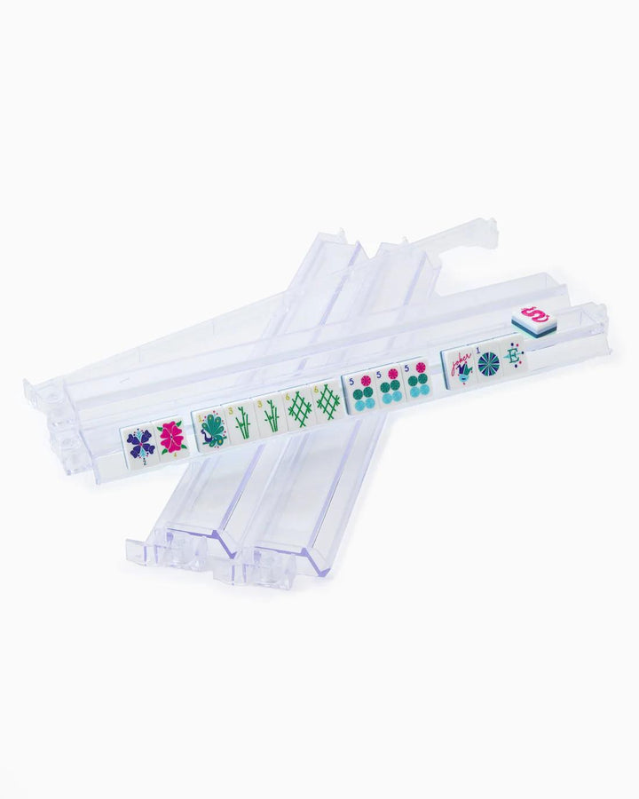 Acrylic Rack & Pushers Set, Clear