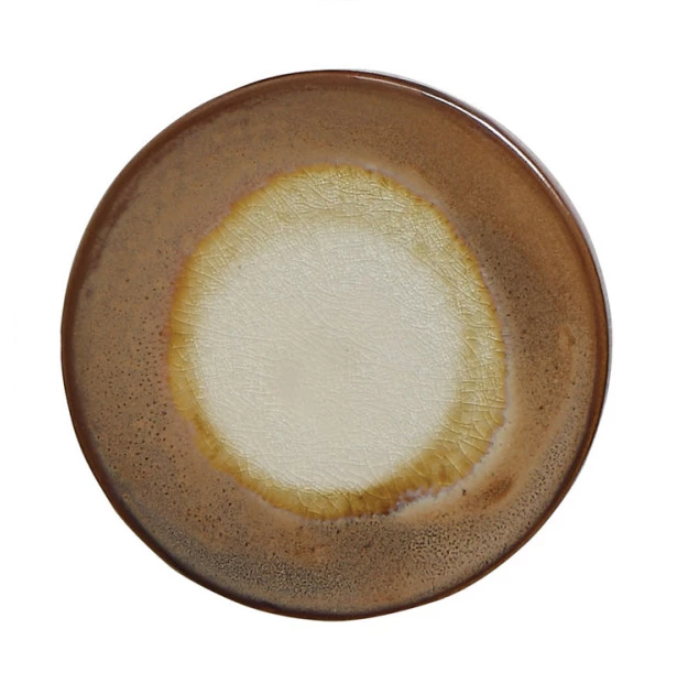 Stoneware Trivet, Reactive Glaze