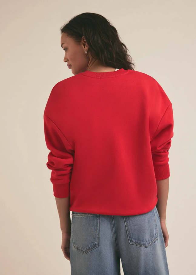 Favorite Daughter Collegiate Sweatshirt, Haute Rouge