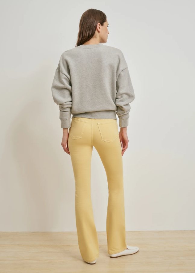 Favorite Daughter Collegiate Sweatshirt, Heather Grey & Golden