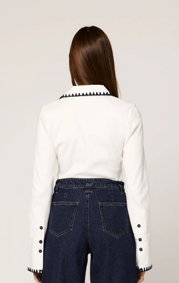 Aimee Top, Ivory - 13 Hub Lane   |  Henleys