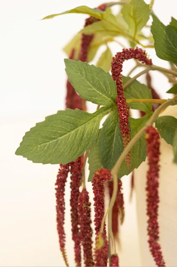 Artificial Crimson Amaranthus Spray