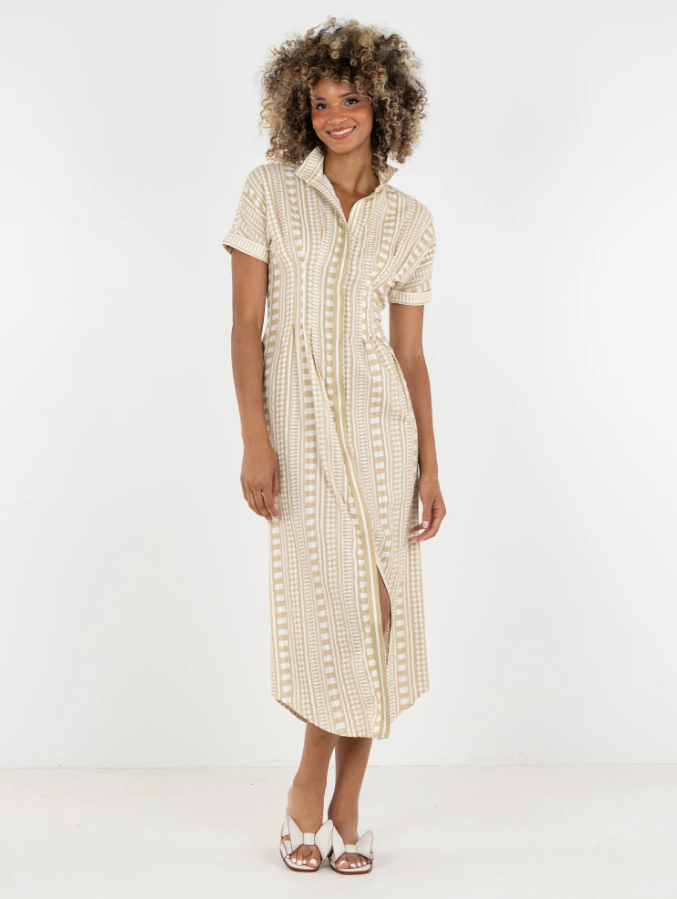 Georgia Dress - Piazza Stripe