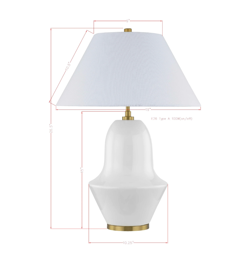 13 Hub Lane Jean Table Lamp - Thumbnail 5