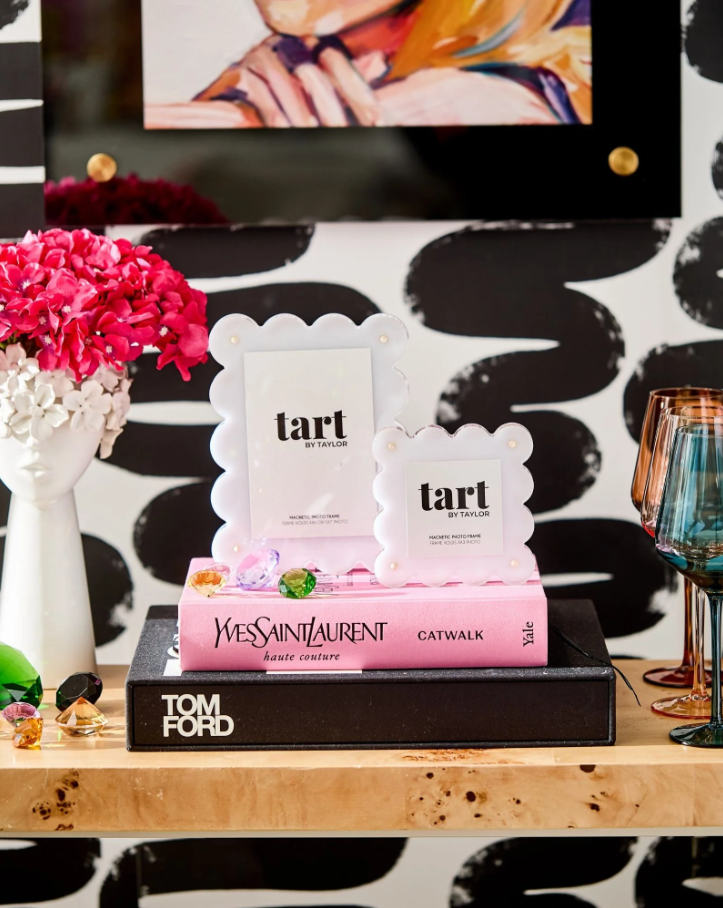 Acrylic Frame, White - 13 Hub Lane   |  Acrylic Frames