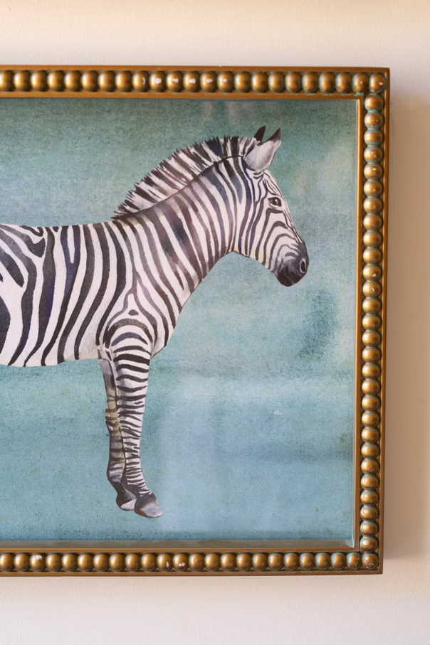 Framed Exotic Animal Print Under Glass - 13 Hub Lane   |  