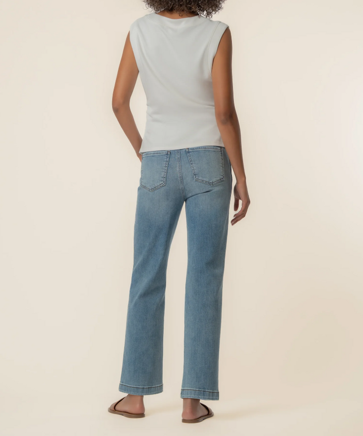 Kut From the Kloth Rayna Banded Tank, Ivory