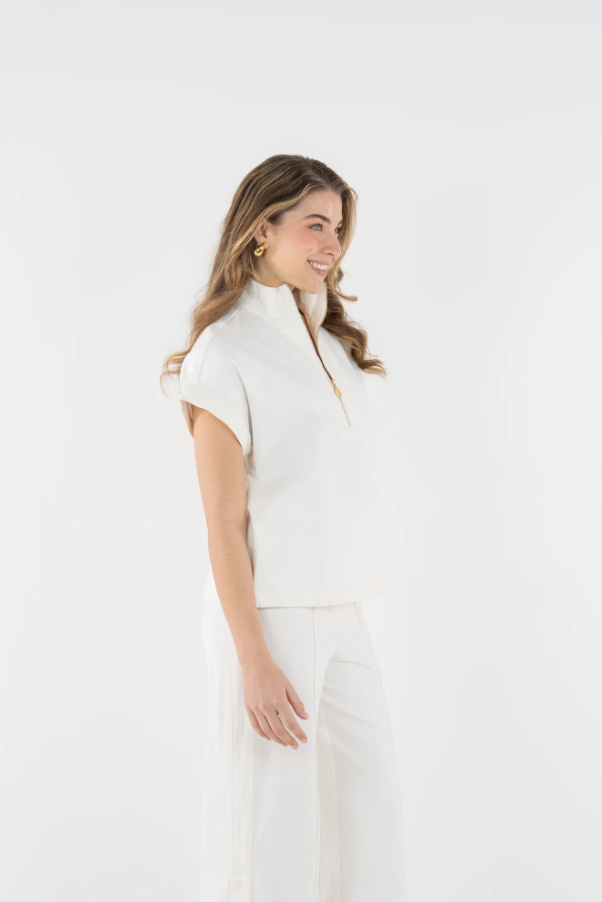 Poppy Pullover - Gardenia Denim - 13 Hub Lane   |  