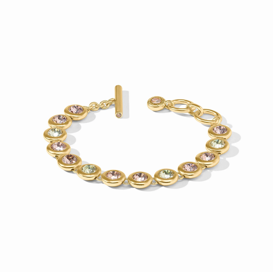 Julie Vos Rainbow Tennis Bracelet, Champagne Radiance - 13 Hub Lane   |  Tennis Bracelets