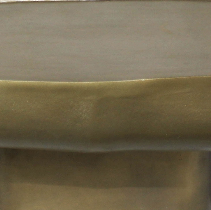 Oval Brass Coffee Table - 13 Hub Lane   |  